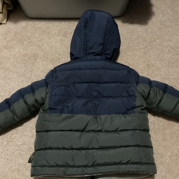 Weatherproof Kids' Navy and grey reversal Puffer Jacket - Picture 4 of 7